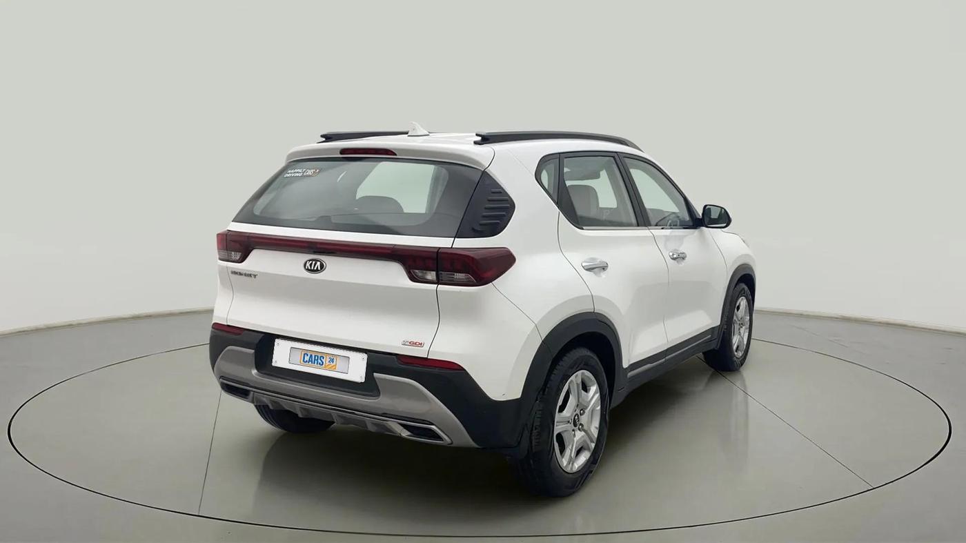 2020 KIA SONET HTX 1.0 IMT, Petrol, Manual, 78,345 km, Right Back Diagonal