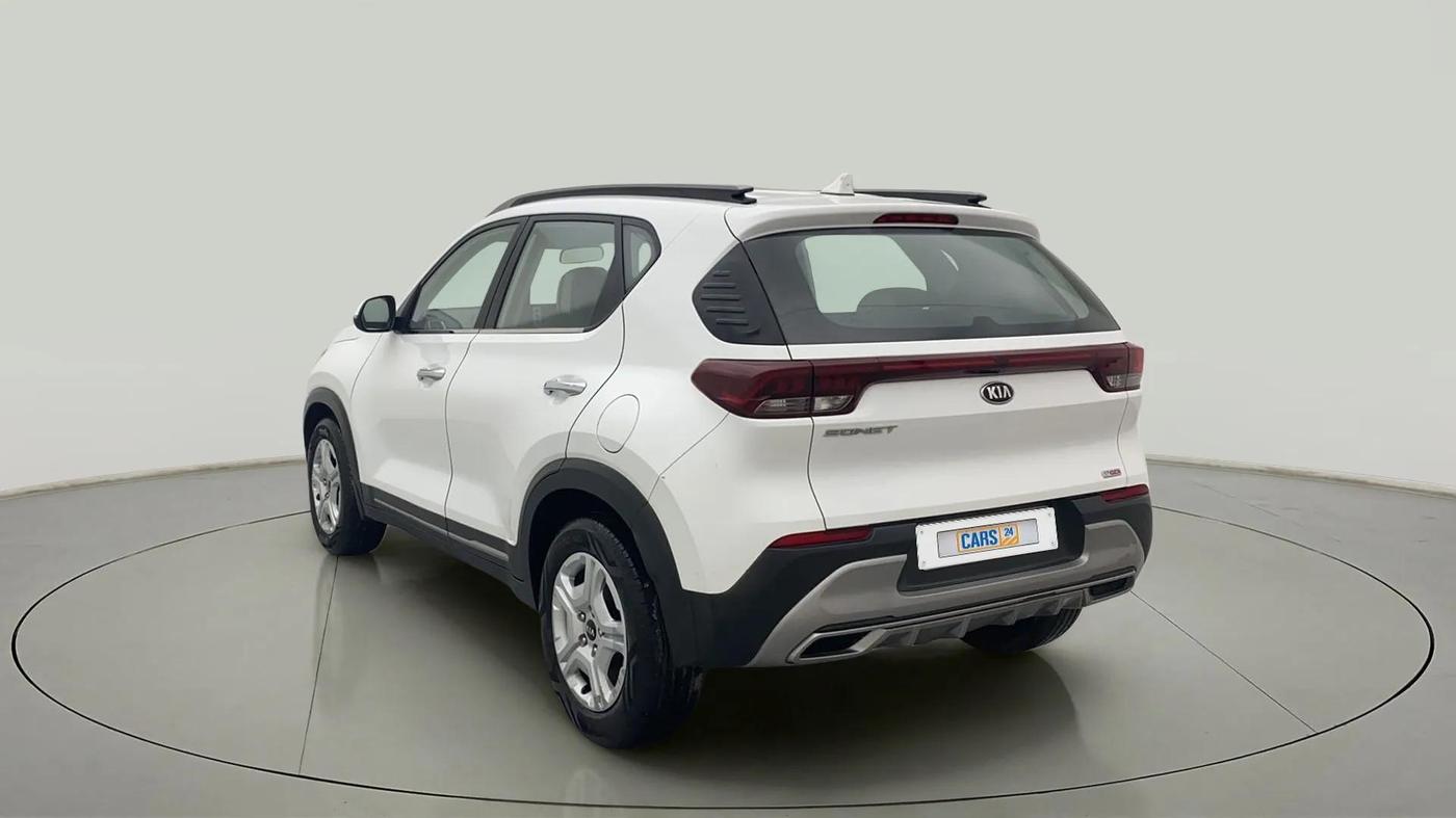 2020 KIA SONET HTX 1.0 IMT, Petrol, Manual, 78,345 km, Left Back Diagonal