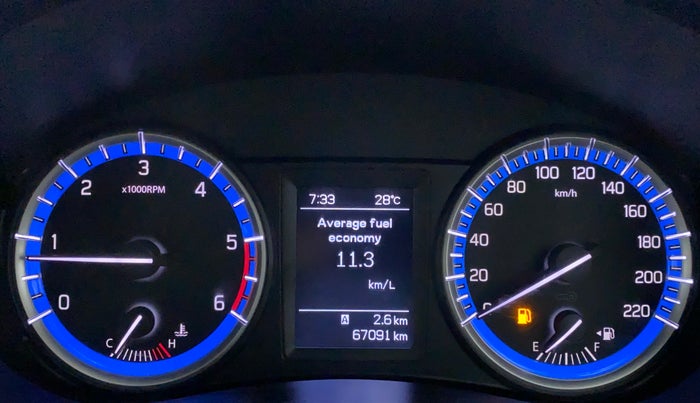 2015 Maruti S Cross ZETA 1.3, Diesel, Manual, 67,163 km, Odometer Image