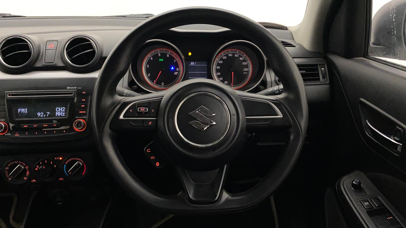 2018 Maruti Swift VXI, Petrol, Manual, 78,832 km, Steering Wheel Close Up