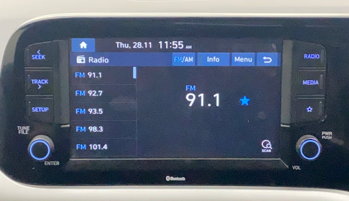 2021 Hyundai GRAND I10 NIOS SPORTZ 1.2 KAPPA VTVT, Petrol, Manual, 72,667 km, Infotainment System