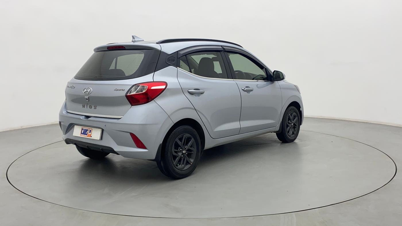 2021 Hyundai GRAND I10 NIOS SPORTZ 1.2 KAPPA VTVT, Petrol, Manual, 72,667 km, Right Back Diagonal