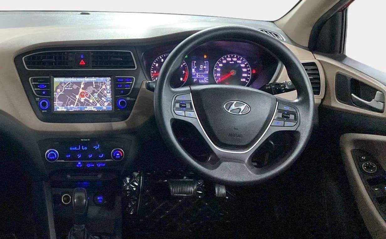 2018 Hyundai Elite i20 ASTA 1.2  CVT, Petrol, Automatic, 63,925 km, Steering Wheel Close Up