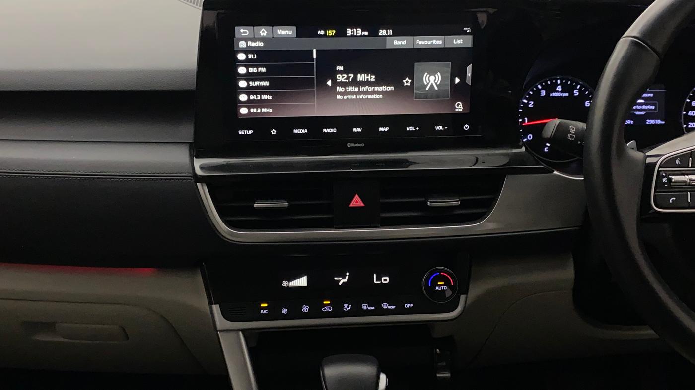 2022 KIA SELTOS HTX IVT 1.5 PETROL, Petrol, Automatic, 29,667 km, Air Conditioner