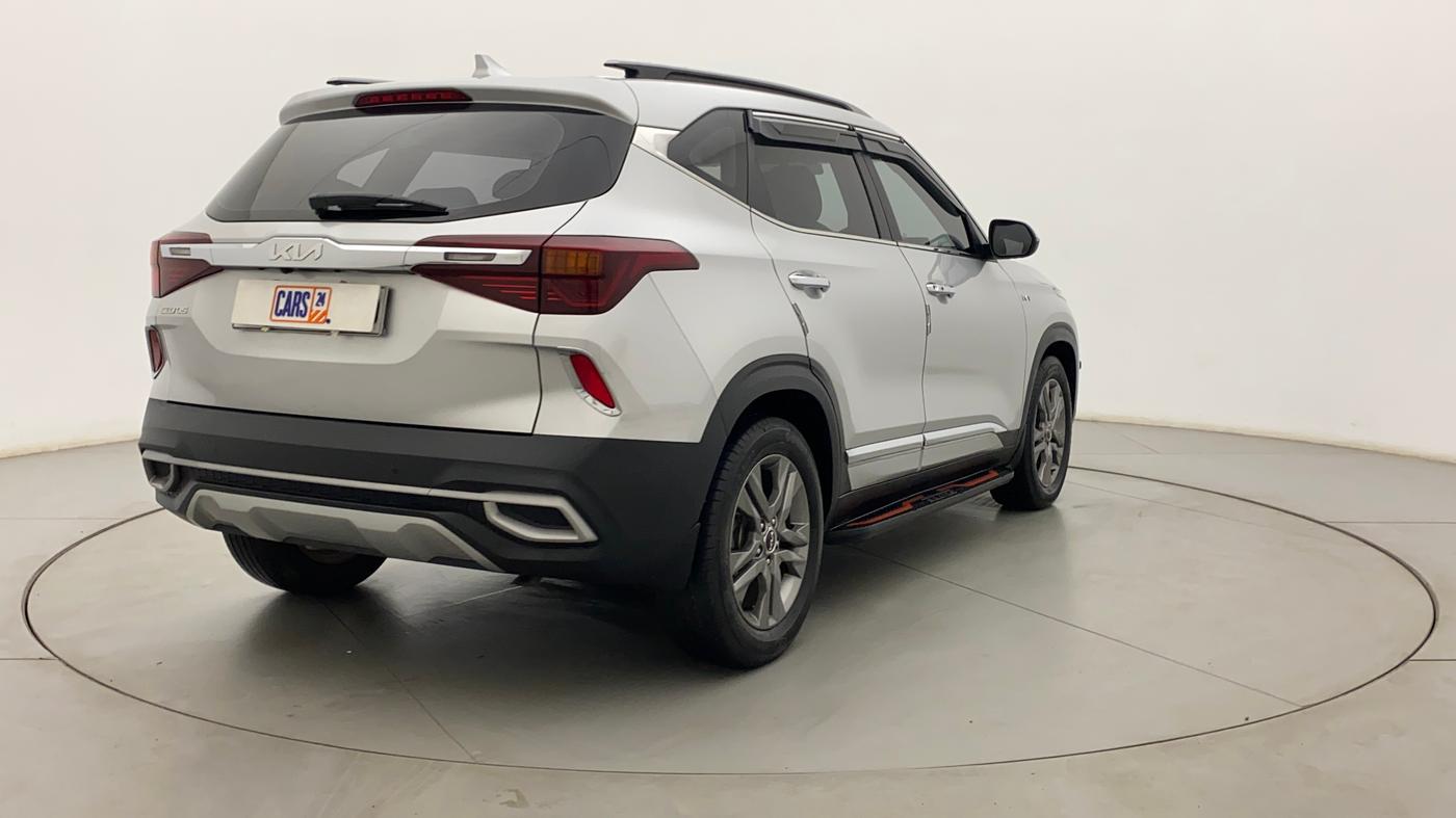 2022 KIA SELTOS HTX IVT 1.5 PETROL, Petrol, Automatic, 29,667 km, Right Back Diagonal
