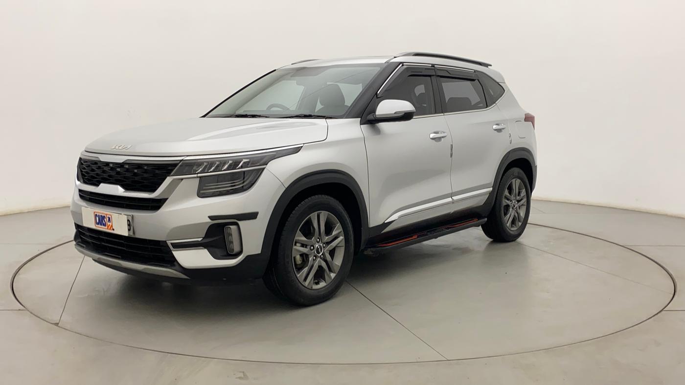 2022 KIA SELTOS HTX IVT 1.5 PETROL, Petrol, Automatic, 29,667 km, Left Front Diagonal