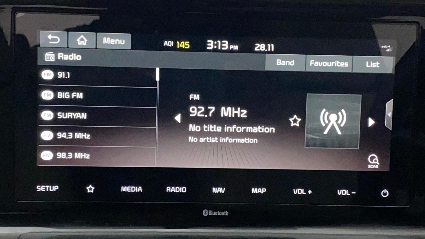 2022 KIA SELTOS HTX IVT 1.5 PETROL, Petrol, Automatic, 29,667 km, Infotainment System