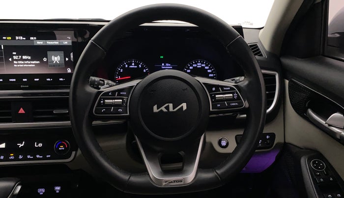 2022 KIA SELTOS HTX IVT 1.5 PETROL, Petrol, Automatic, 29,667 km, Steering Wheel Close Up