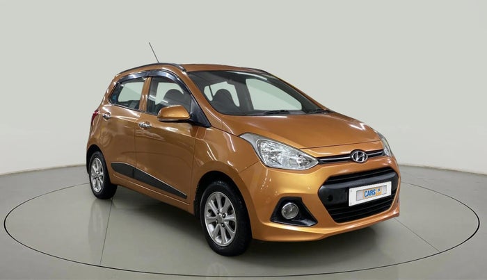 2015 Hyundai Grand i10 ASTA AT 1.2 KAPPA VTVT, Petrol, Automatic, 73,856 km, Right Front Diagonal