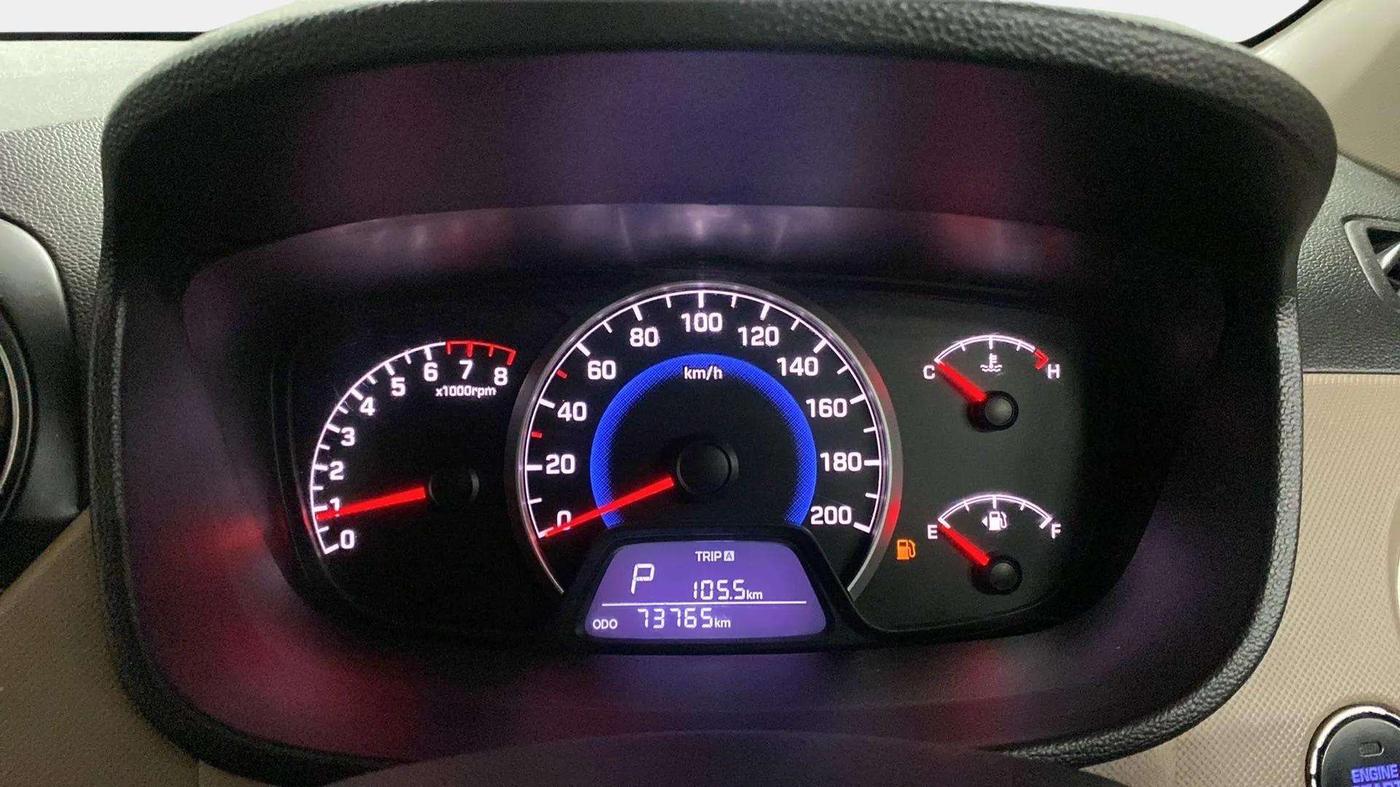2015 Hyundai Grand i10 ASTA AT 1.2 KAPPA VTVT, Petrol, Automatic, 73,856 km, Odometer Image