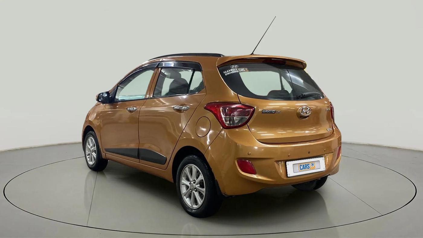 2015 Hyundai Grand i10 ASTA AT 1.2 KAPPA VTVT, Petrol, Automatic, 73,856 km, Left Back Diagonal