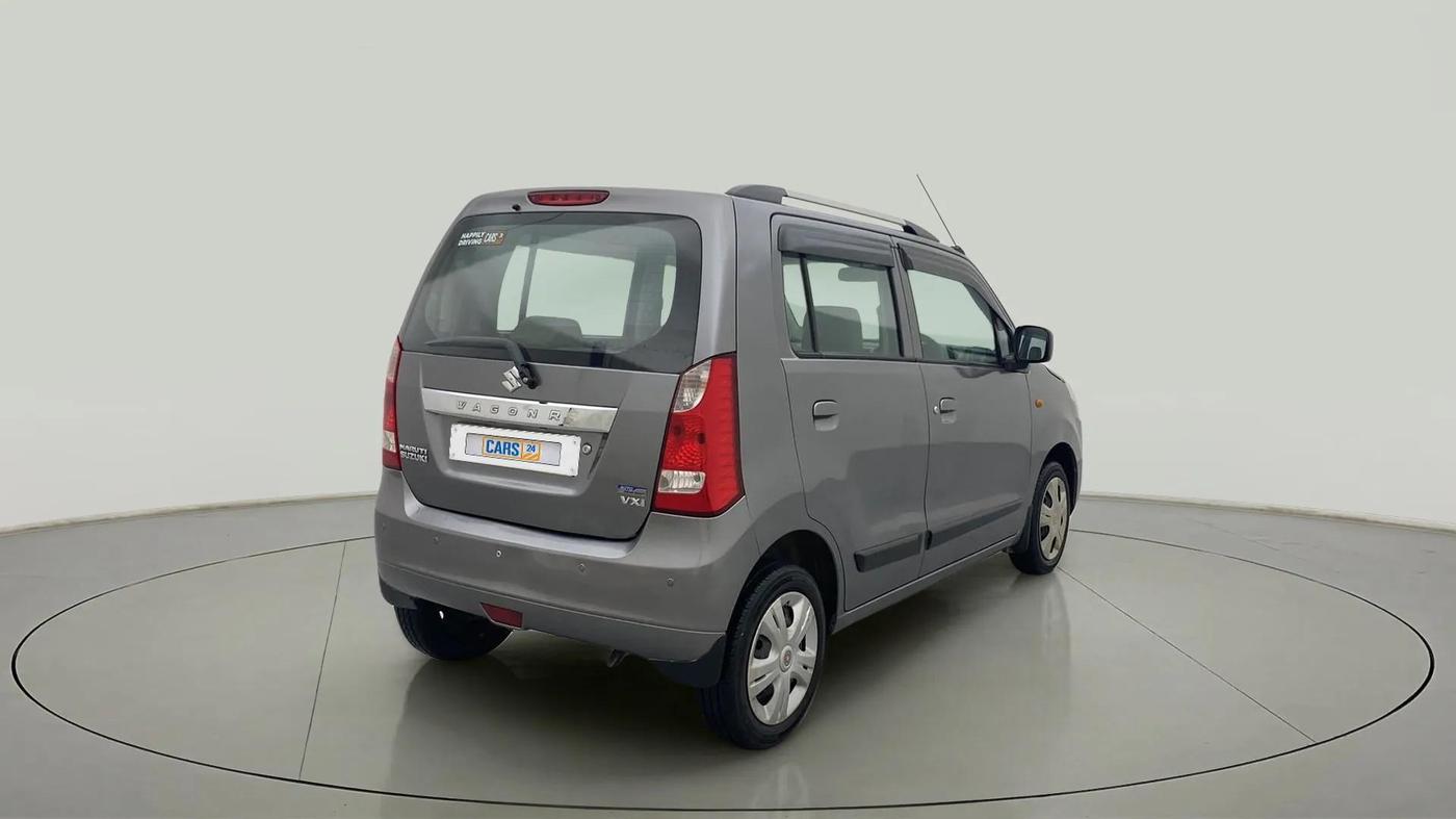 2015 Maruti Wagon R 1.0 VXI AMT, Petrol, Automatic, 87,271 km, Right Back Diagonal