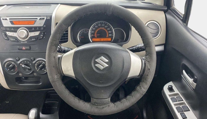 2015 Maruti Wagon R 1.0 VXI AMT, Petrol, Automatic, 87,271 km, Steering Wheel Close Up