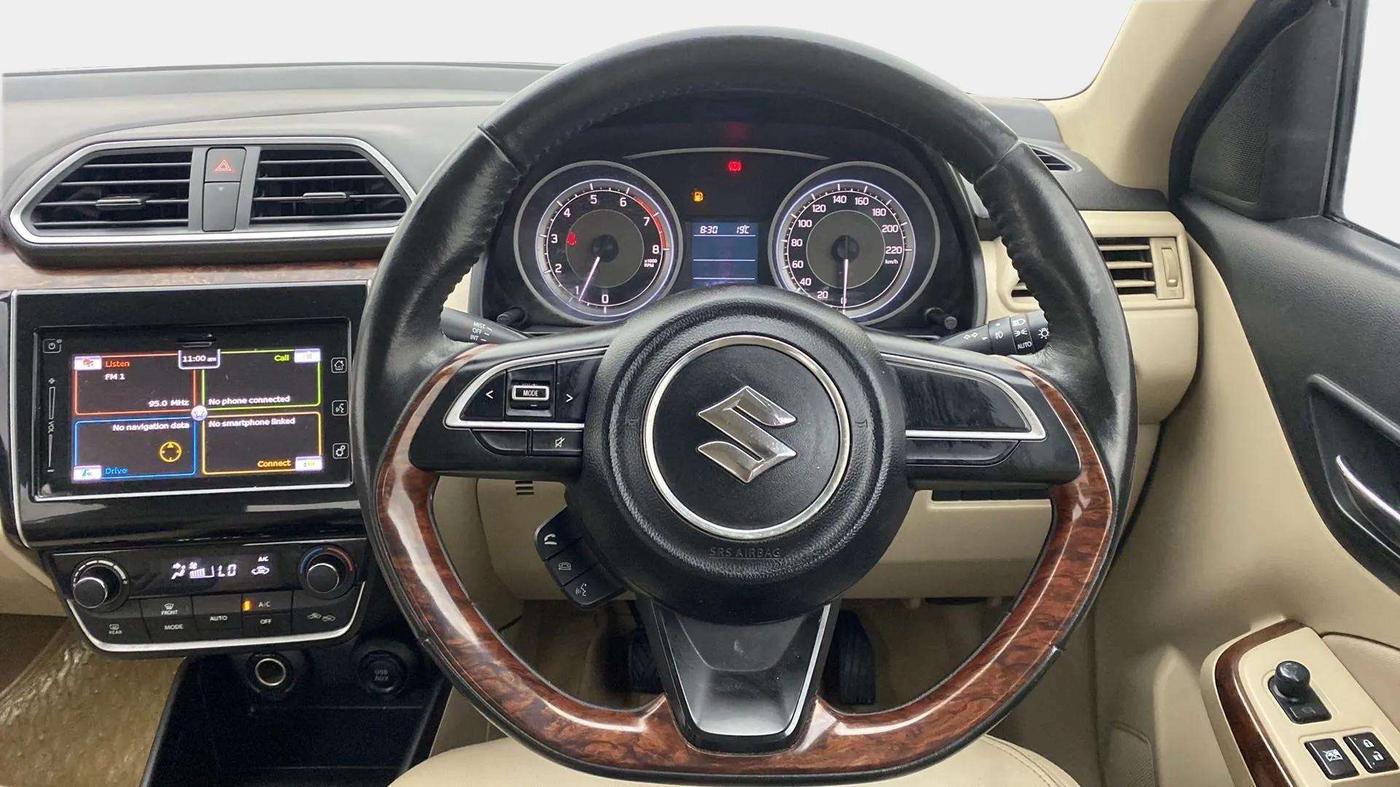 2018 Maruti Dzire ZXI PLUS, Petrol, Manual, 67,347 km, Steering Wheel Close Up