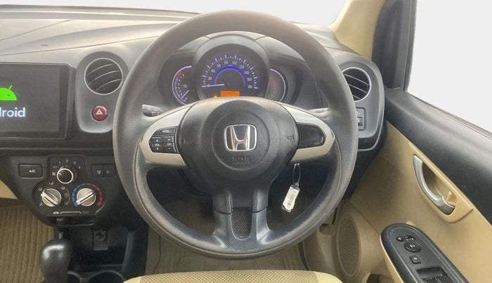 2015 Honda Brio VX AT, Petrol, Automatic, 53,632 km, Steering Wheel Close Up