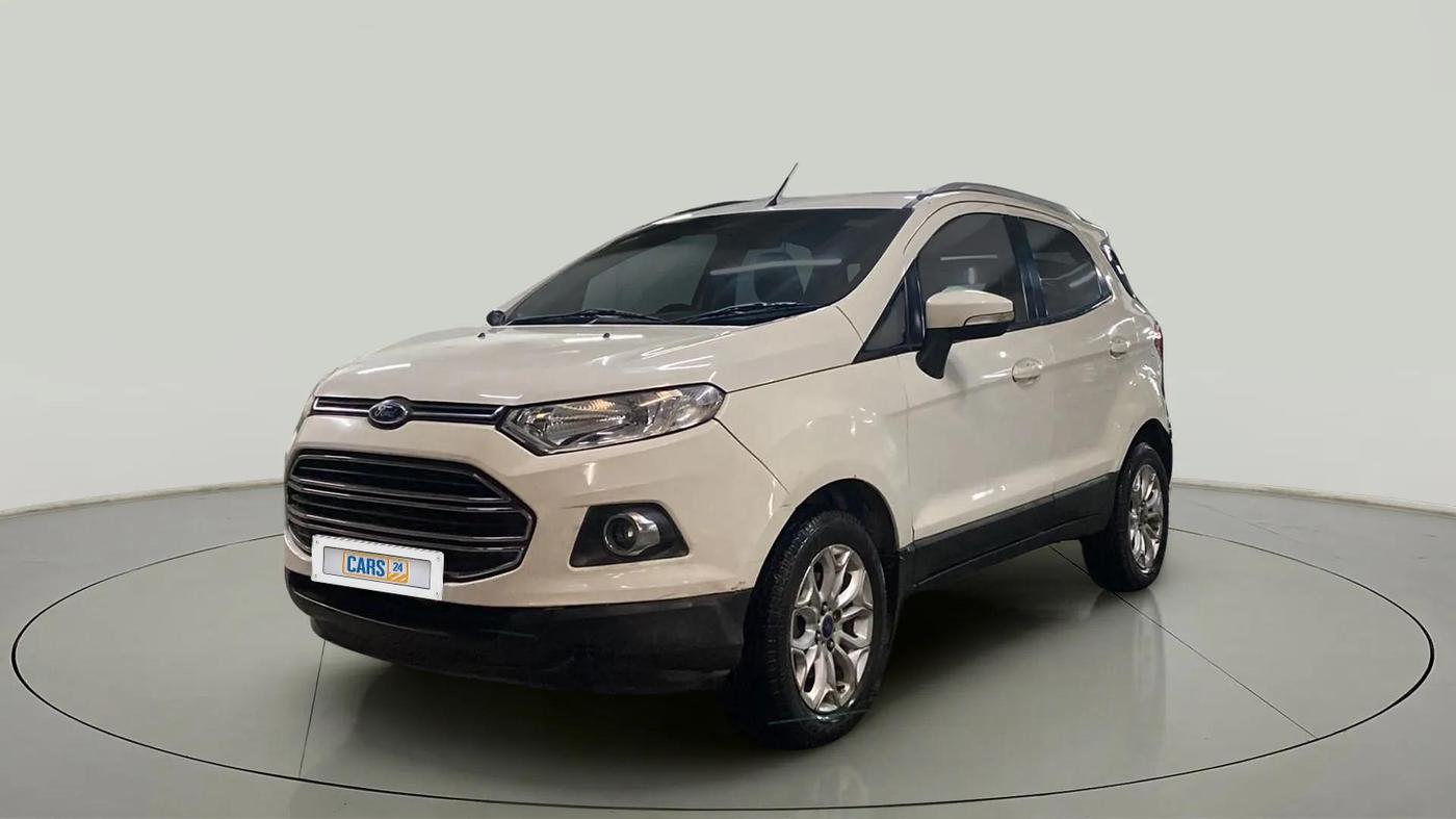 2016 Ford Ecosport TITANIUM 1.5L DIESEL, Diesel, Manual, 1,00,357 km, Left Front Diagonal