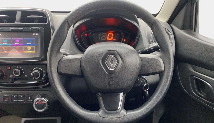 2017 Renault Kwid RXT 1.0 AMT, Petrol, Automatic, 12,203 km, Steering Wheel Close Up