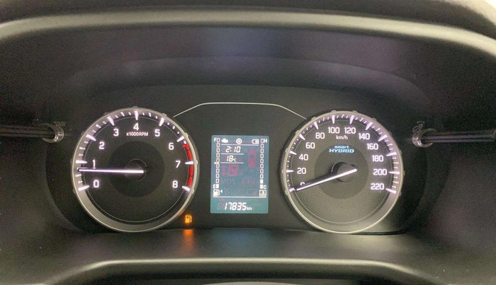 2022 Maruti BREZZA VXI SMART HYBRID, Petrol, Manual, 17,862 km, Odometer Image