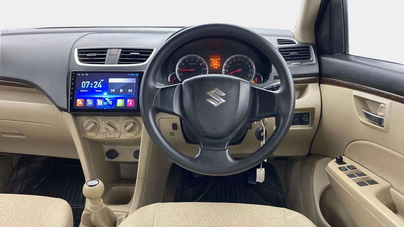 2014 Maruti Swift Dzire VXI, Petrol, Manual, 94,928 km, Steering Wheel Close Up