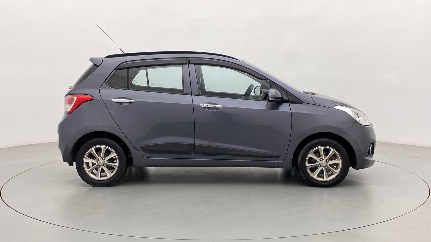 2016 Hyundai Grand i10 1.2 ASTA (O) AT, Petrol, Automatic, Right Side View