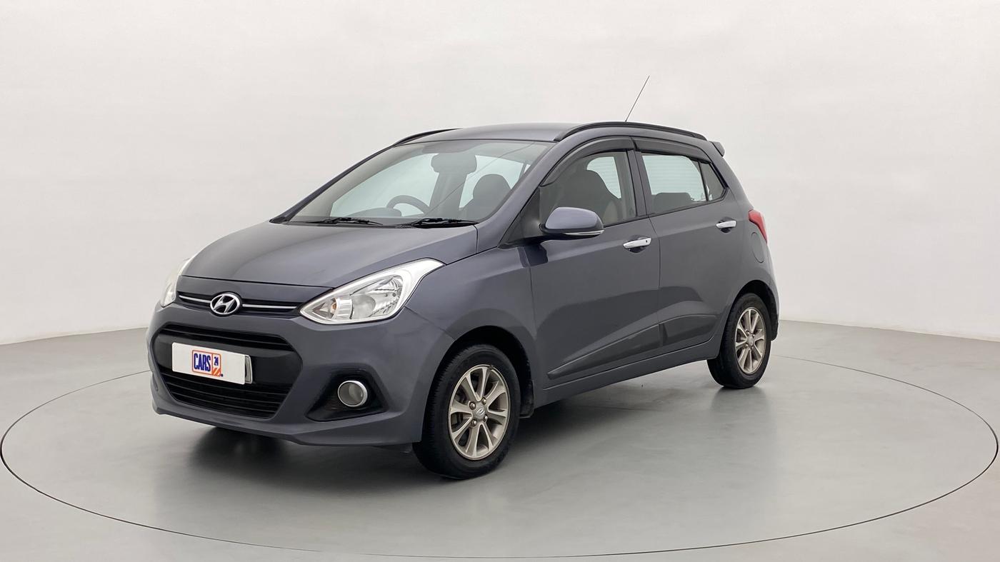 2016 Hyundai Grand i10 1.2 ASTA (O) AT, Petrol, Automatic, Left Front Diagonal