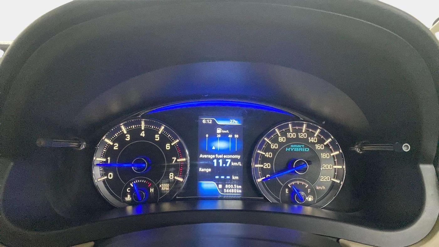 2022 Maruti Ciaz ALPHA 1.5 SHVS PETROL, Petrol, Manual, 54,559 km, Odometer Image