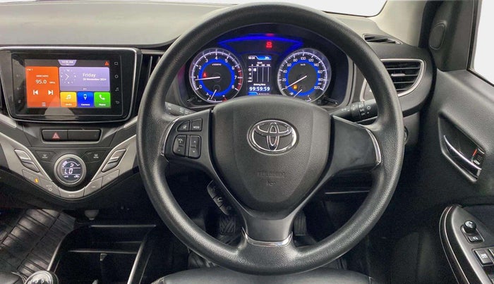 2020 Toyota Glanza G, Petrol, Manual, 57,153 km, Steering Wheel Close Up