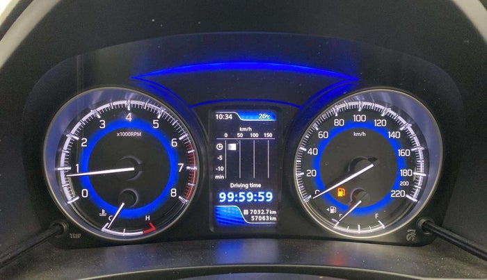 2020 Toyota Glanza G, Petrol, Manual, 57,153 km, Odometer Image