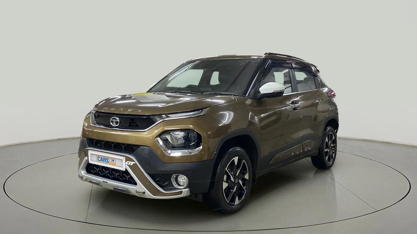 2023 Tata PUNCH ACCOMPLISHED DAZZLE SUNROOF CNG MT, CNG, Manual, 17,215 km, Left Front Diagonal