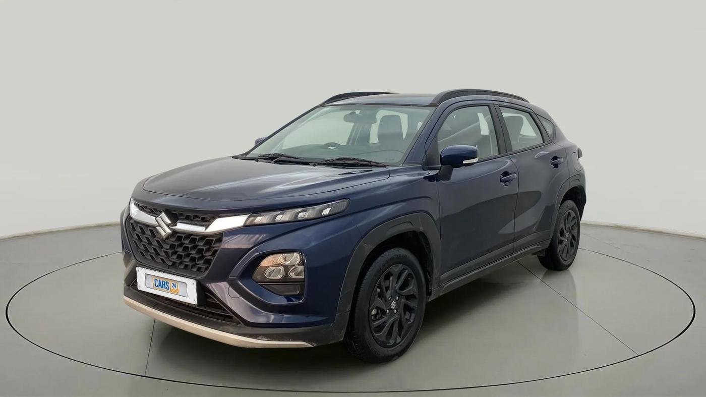 2023 Maruti FRONX DELTA PLUS 1.2L AGS, Petrol, Automatic, 13,378 km, Left Front Diagonal