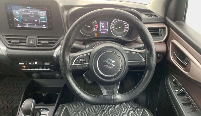 2023 Maruti FRONX DELTA PLUS 1.2L AGS, Petrol, Automatic, 13,243 km, Steering Wheel Close Up