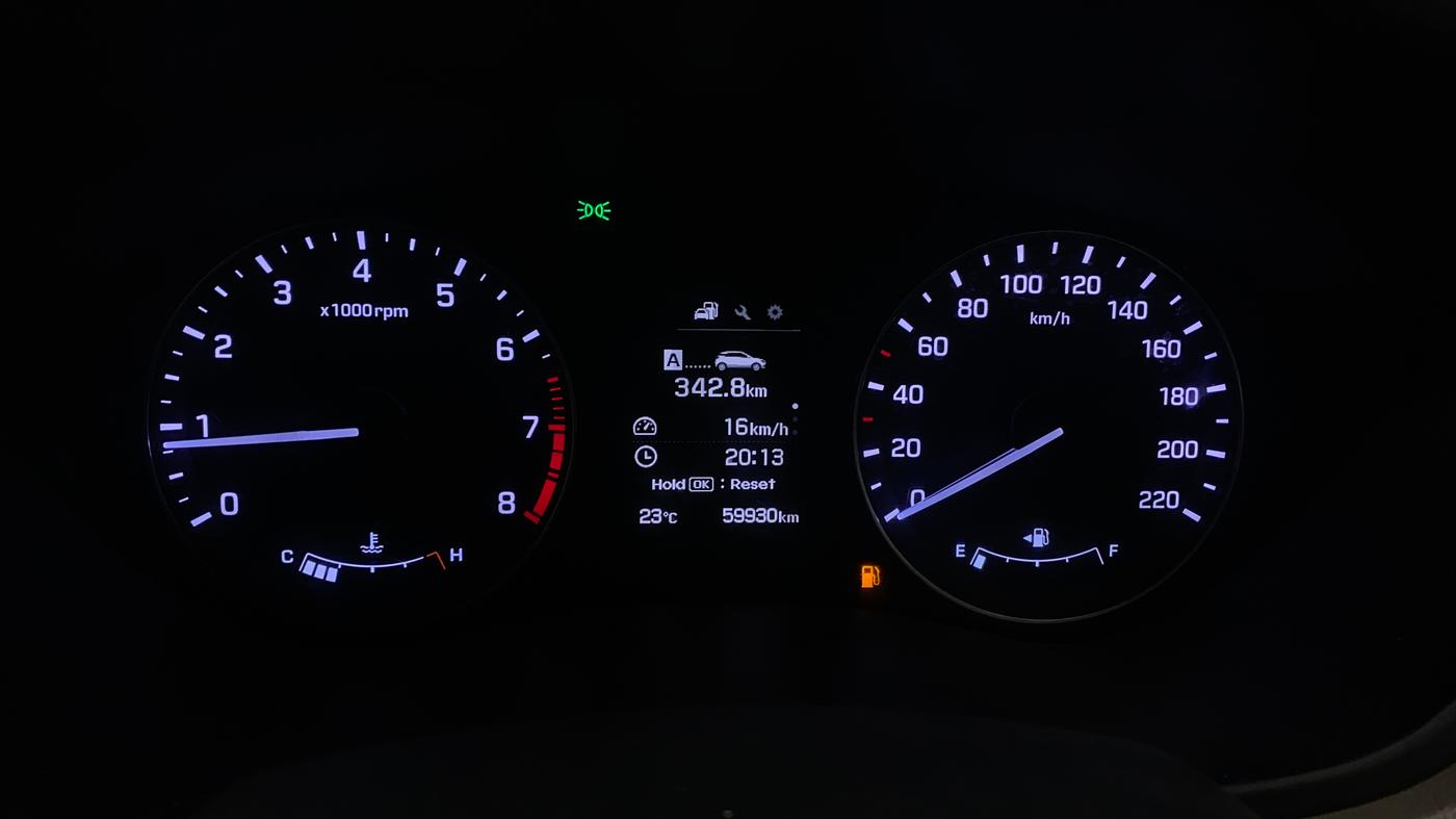 2016 Hyundai Elite i20 ASTA 1.2 (O), Petrol, Manual, 59,876 km, Odometer Image