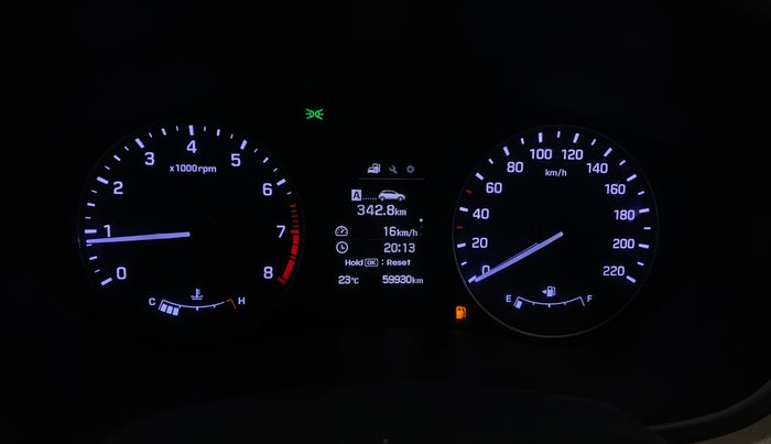 2016 Hyundai Elite i20 ASTA 1.2 (O), Petrol, Manual, 59,876 km, Odometer Image