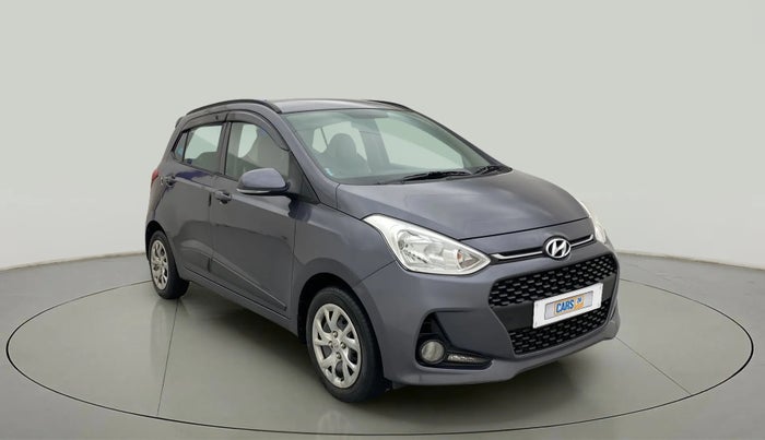 2019 Hyundai Grand i10 SPORTZ 1.2 KAPPA VTVT, Petrol, Manual, 50,604 km, Right Front Diagonal