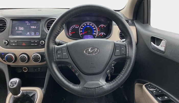 2019 Hyundai Grand i10 SPORTZ 1.2 KAPPA VTVT, Petrol, Manual, 50,604 km, Steering Wheel Close Up