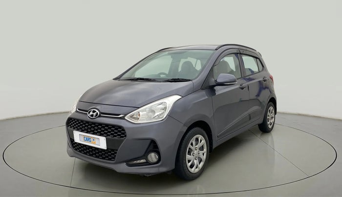2019 Hyundai Grand i10 SPORTZ 1.2 KAPPA VTVT, Petrol, Manual, 50,604 km, Left Front Diagonal