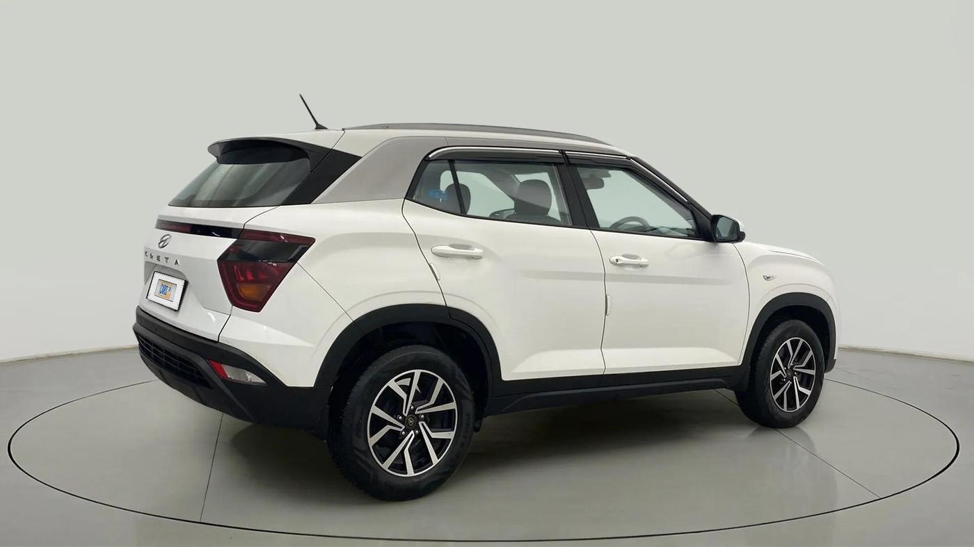 2022 Hyundai Creta E 1.5 PETROL, Petrol, Manual, 23,356 km, Right Back Diagonal
