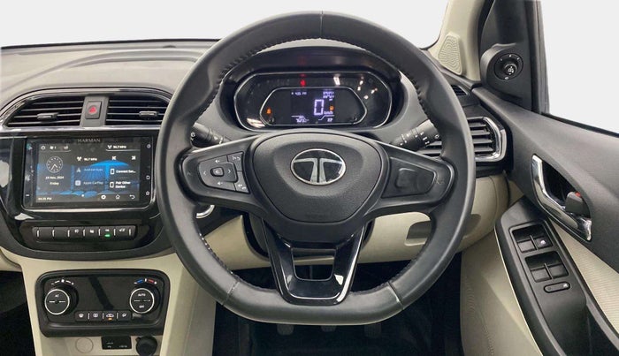 2024 Tata TIGOR XZ PLUS CNG, CNG, Manual, 7,860 km, Steering Wheel Close Up