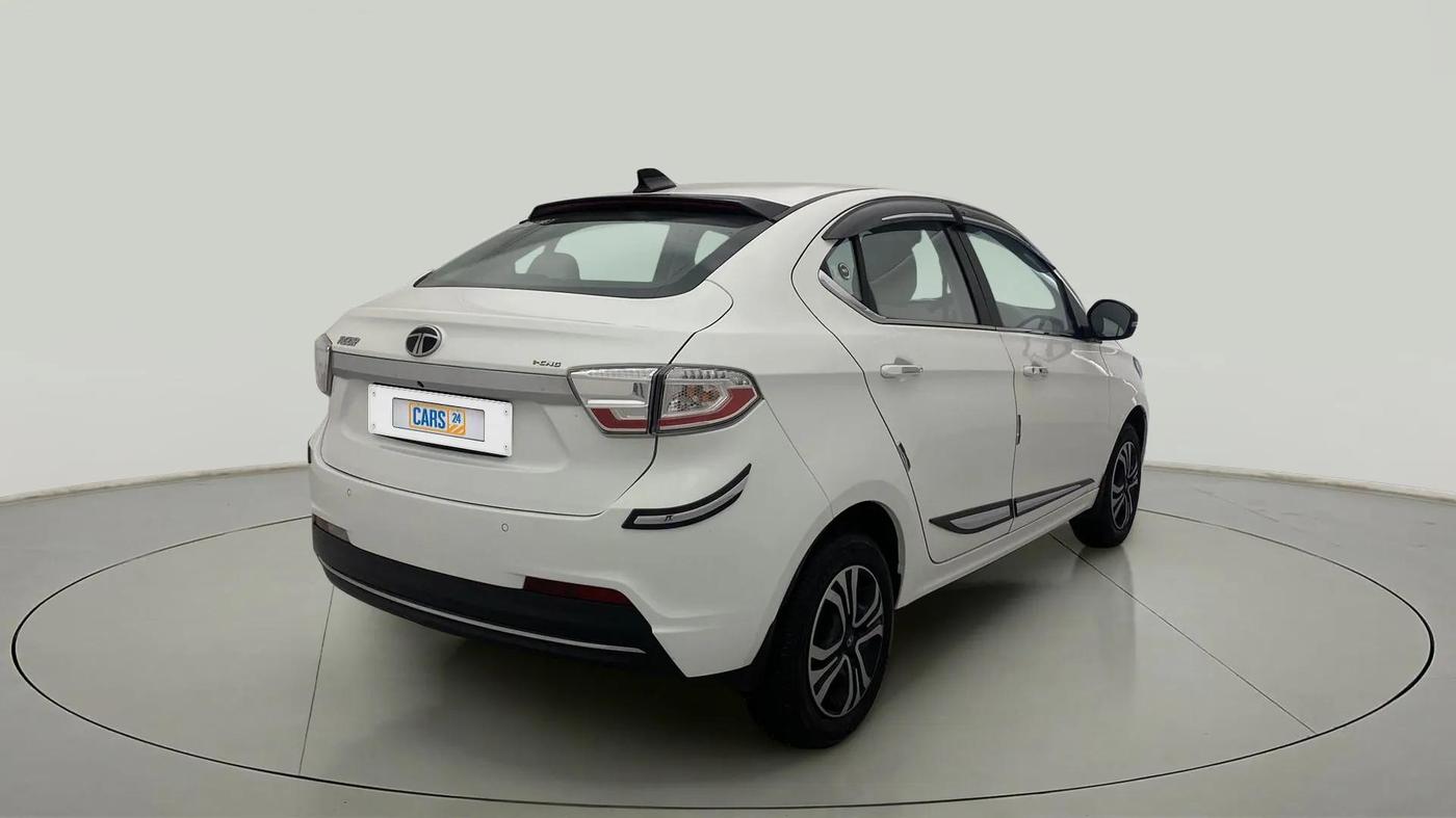 2024 Tata TIGOR XZ PLUS CNG, CNG, Manual, 7,989 km, Right Back Diagonal