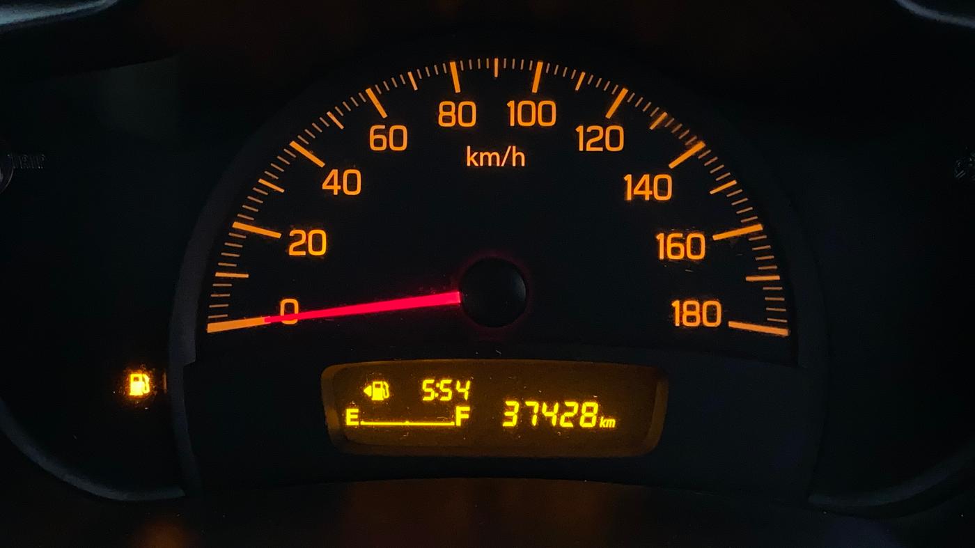 2019 Maruti Celerio VXI, CNG, Manual, 37,382 km, Odometer Image
