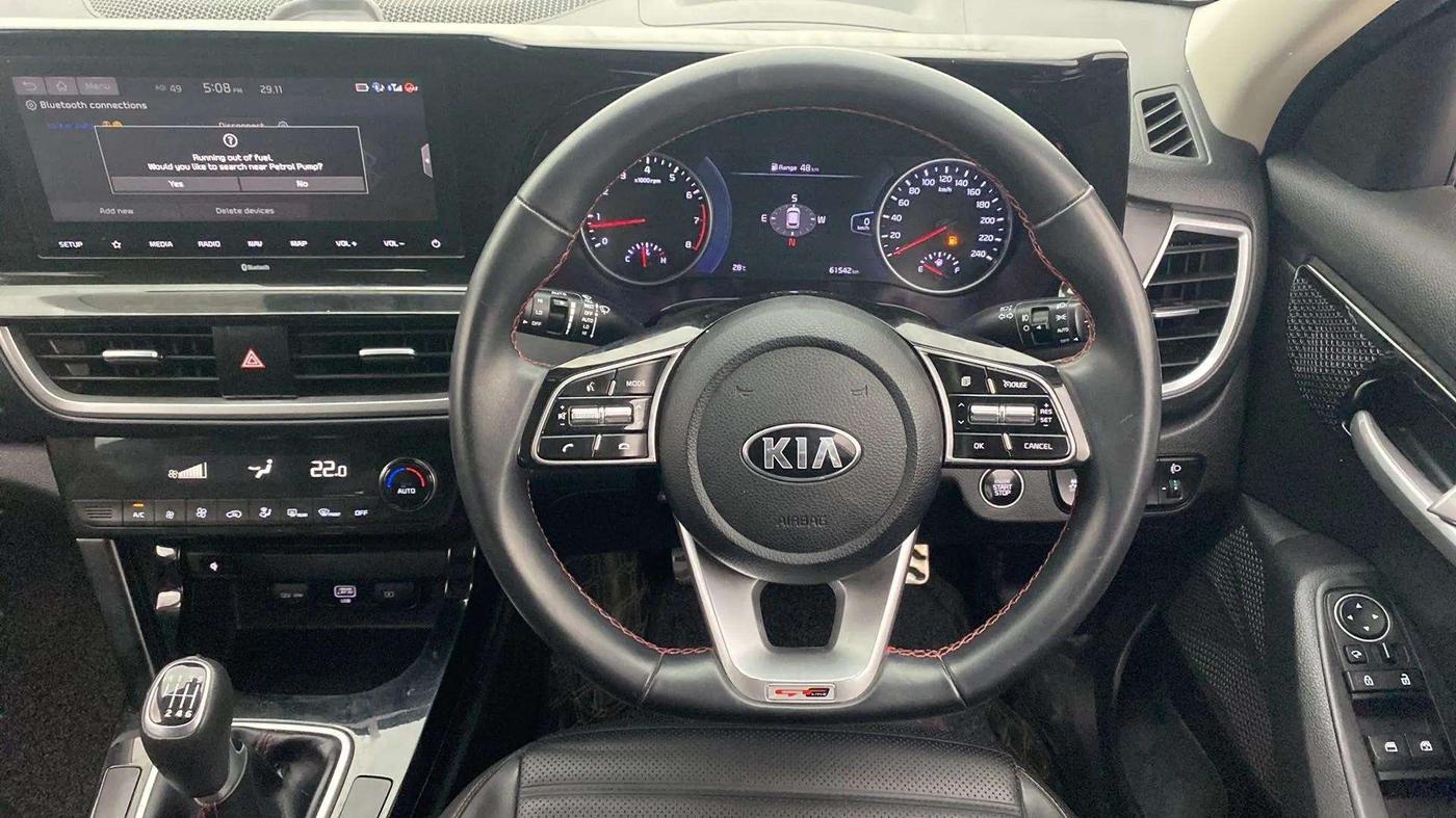 2020 KIA SELTOS GTX 1.4 PETROL, Petrol, Manual, 61,585 km, Steering Wheel Close Up