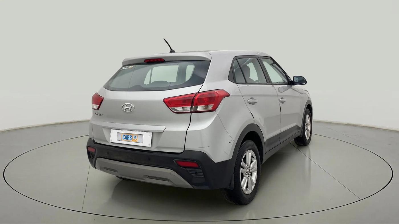2018 Hyundai Creta E PLUS 1.6 PETROL, Petrol, Manual, 86,807 km, Right Back Diagonal