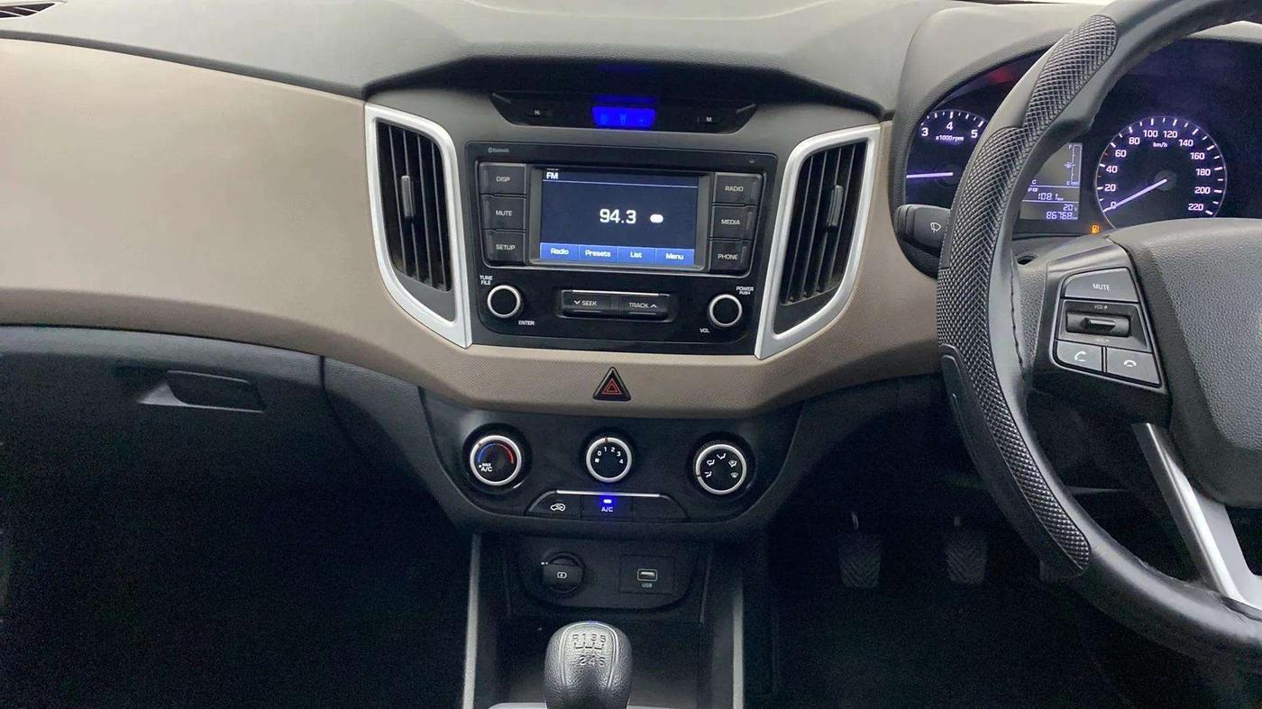 2018 Hyundai Creta E PLUS 1.6 PETROL, Petrol, Manual, 86,807 km, Air Conditioner