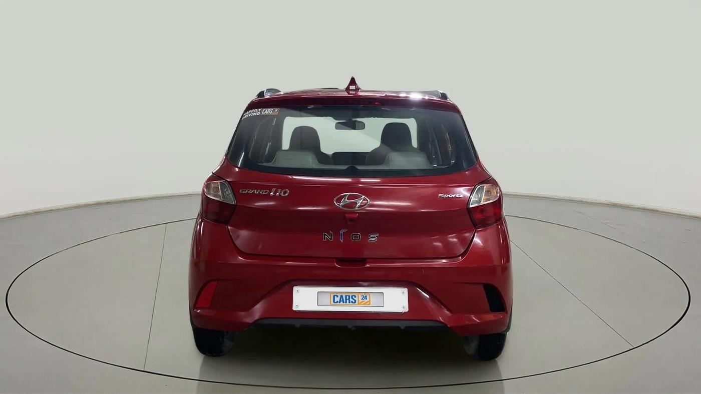 2020 Hyundai GRAND I10 NIOS SPORTZ AMT 1.2 KAPPA VTVT, Petrol, Automatic, 18,239 km, Back/Rear