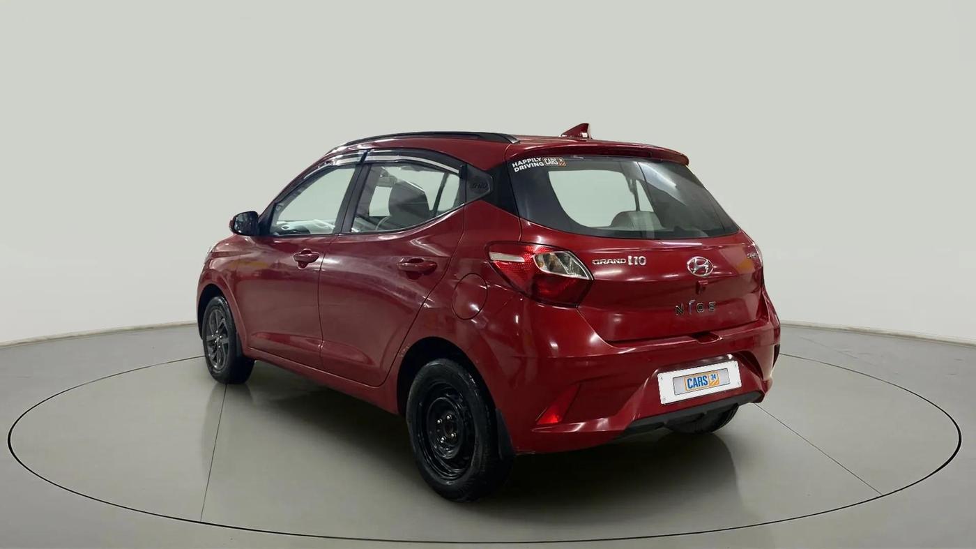 2020 Hyundai GRAND I10 NIOS SPORTZ AMT 1.2 KAPPA VTVT, Petrol, Automatic, 18,239 km, Left Back Diagonal