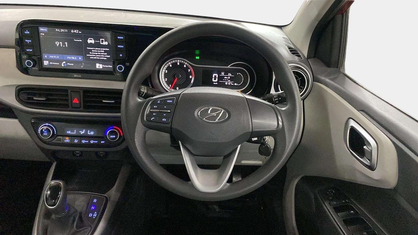 2020 Hyundai GRAND I10 NIOS SPORTZ AMT 1.2 KAPPA VTVT, Petrol, Automatic, 18,239 km, Steering Wheel Close Up