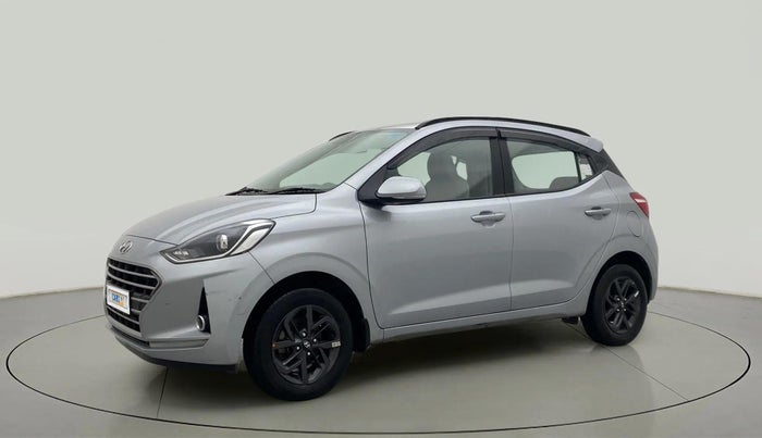 2021 Hyundai GRAND I10 NIOS SPORTZ AMT 1.2 KAPPA VTVT, Petrol, Automatic, 28,497 km, Left Front Diagonal