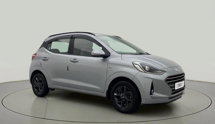 2021 Hyundai GRAND I10 NIOS SPORTZ AMT 1.2 KAPPA VTVT, Petrol, Automatic, 28,497 km, Right Front Diagonal