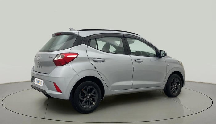 2021 Hyundai GRAND I10 NIOS SPORTZ AMT 1.2 KAPPA VTVT, Petrol, Automatic, 28,497 km, Right Back Diagonal