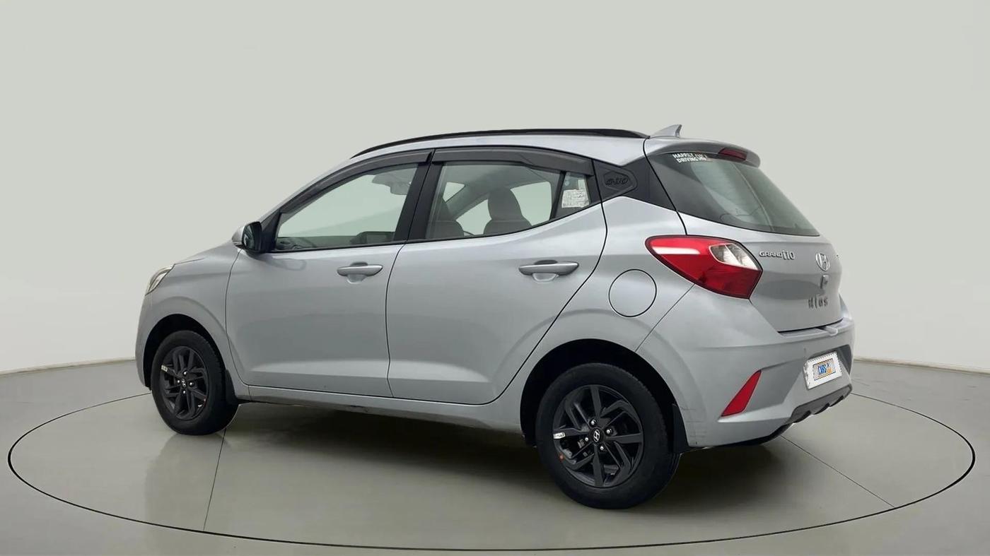 2021 Hyundai GRAND I10 NIOS SPORTZ AMT 1.2 KAPPA VTVT, Petrol, Automatic, 28,497 km, Left Back Diagonal